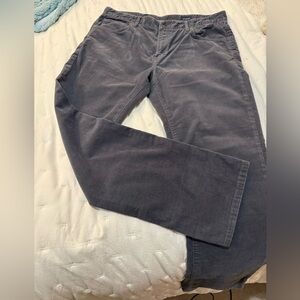 7Diamonds Gray Men’s Clifton Slim Straight Corduroy Pants Size 36